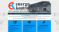 Desktop Screenshot of energokontrol.sk