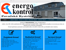 Tablet Screenshot of energokontrol.sk